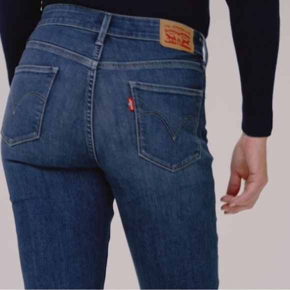 LEVI’S Classic Blue Skinny Jean Mid Rise Size 2 - Picture 7 of 15